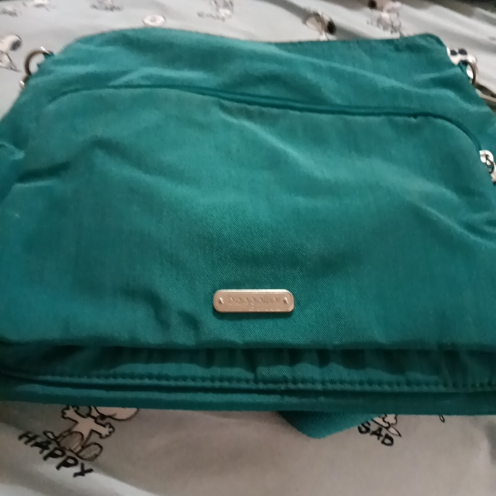 Baggallini Blue Crossbody Bag with Matte Finish